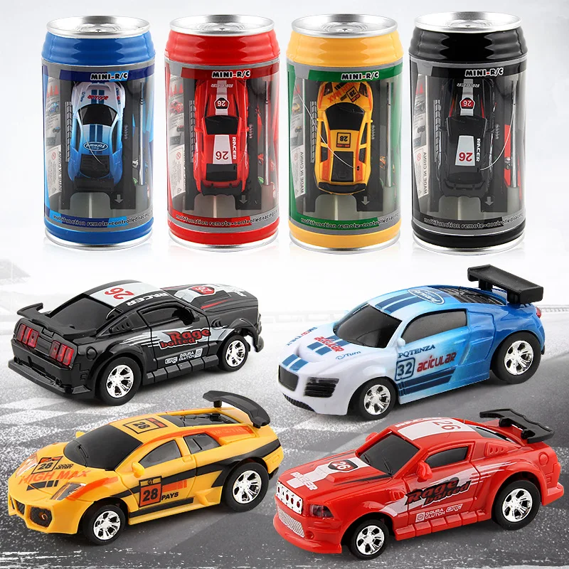 

2.4Ghz Wireless Mini 8 Colors Hot Sales 20Km/h Coke Can Mini RC Car Radio Remote Control Micro Racing Car Toy Children's Gifts