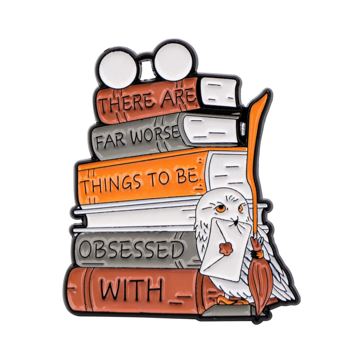 Фэнтезийные значки с волшебной совой металлические булавки для лацканов рюкзака