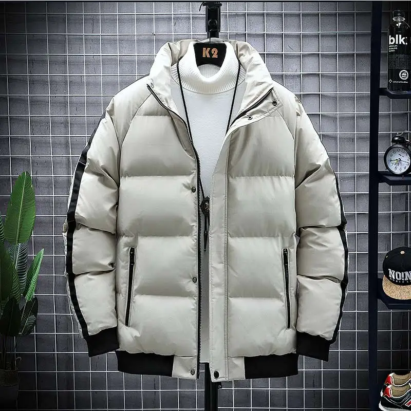 New autumn and winter men's cotton padded clothes casual cotton padded clothes men's down jacket cotton jacket bread jacket stan