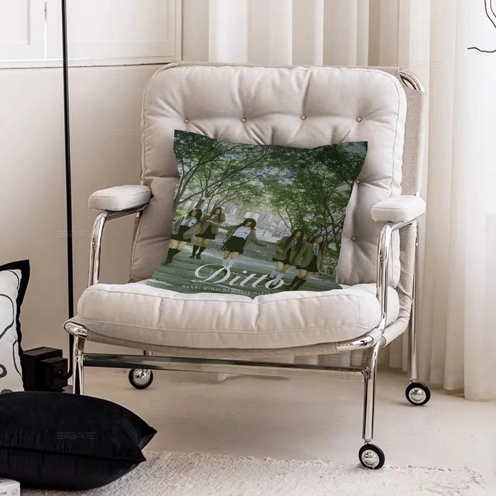 H-HANNI N-NEWJEANS наволочка для автомобиля дивана Рождественский подарок 40x40 см 45x45