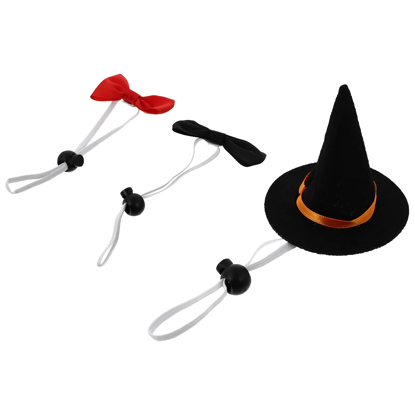 

1 Set of Pet Hat Bowtie Lovely Cat Dog Bow Tie Pet Cosplay Elastic Hat