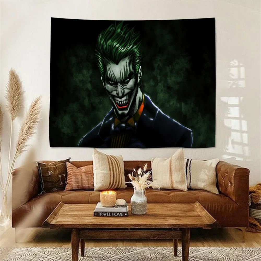 Cool-C-Clownes Аниме Гобелен Многоцветный Настенный Декор Полиэстер Хлопок Kawaii