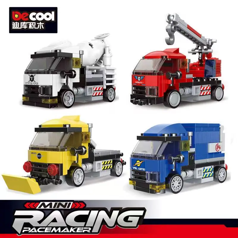 

Mini racing Transportation tank plane Car Educational Assembled Models Building Blocks Compatible small Bricks toys for children