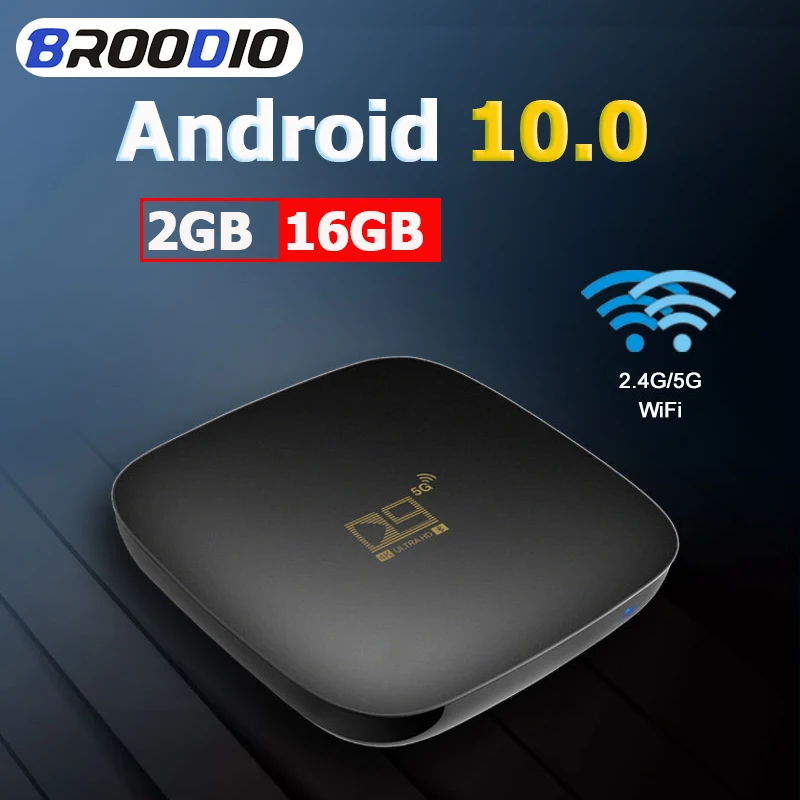 

ТВ-приставка D9, Android 2,4, Wi-Fi, Bluetooth, 4K, HDR, 4 ядра, 2 + 16 Гб