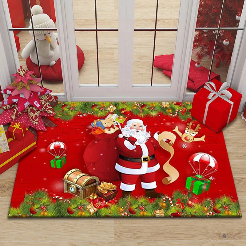 

Christmas Doormat Santa Claus Carpet Merry Christmas Decorations For Home 2022 Xmas Navidad Natal Gifts Happy New Year 2023