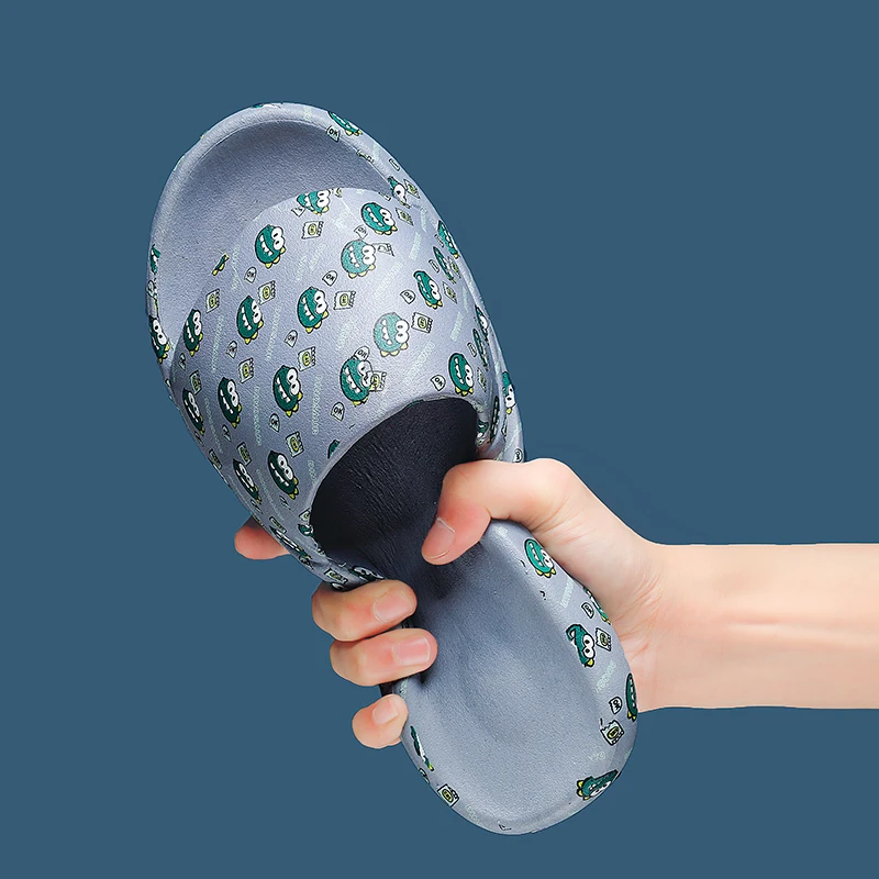 2023 New Fashion Trend Popular Deach Lovers Large Size Flip-Flops Camouflage Pattern Anti-Slip At Home