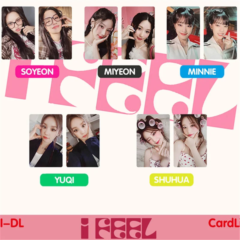 

5pcs/set (G)I-DLE Album Ms3.0 Special Makestar Lucky Draw Event Song Yuqi Ye Shuhua GIDLE Lomo Girl Gift Printed Photo Card Kpop