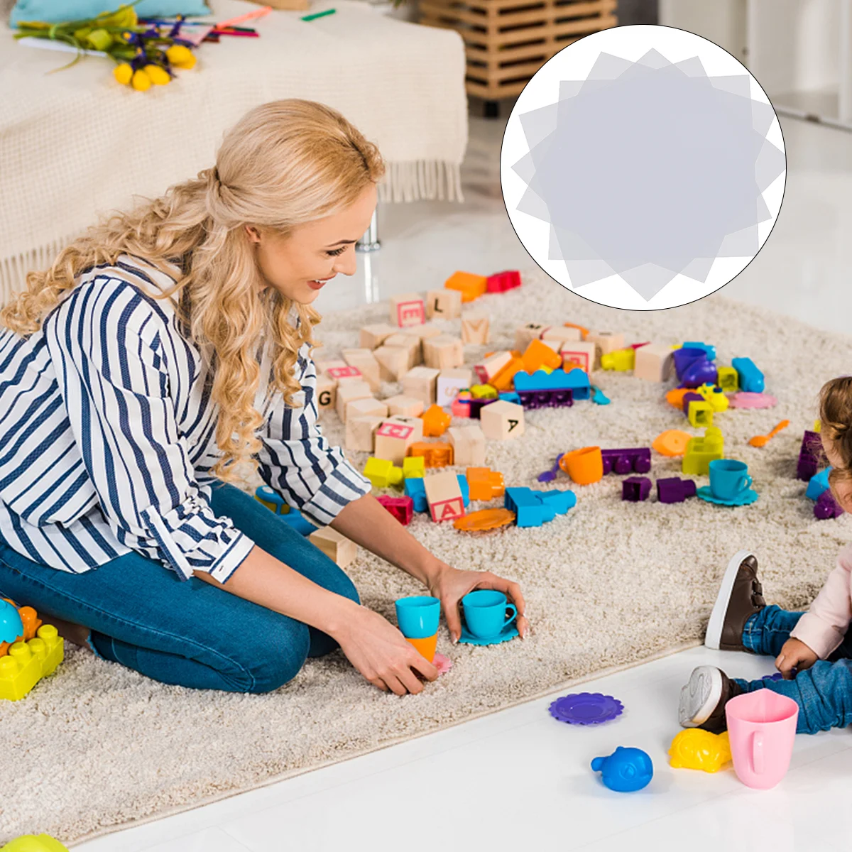

Puzzle Hot Fix Tape Plastic Beads Template Kids DIY Tools Transparent Crafts
