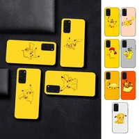 bandai pikachu phone case for samsung s10 21 20 9 8 plus lite s20 ultra 7edge