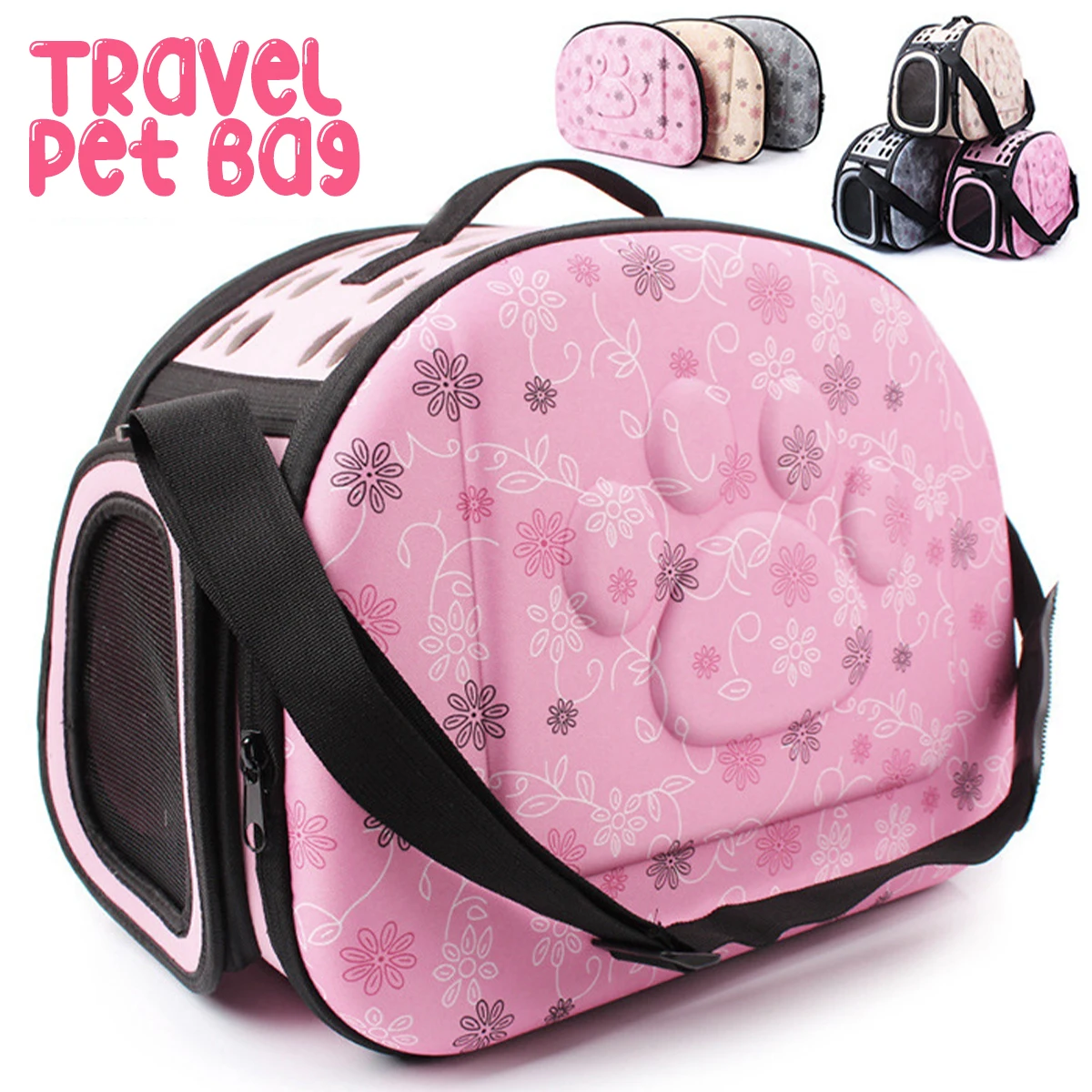 

NEW Travel Pet Bag Cat Carry Bag Reusable Foldable Pet Carrier Portable Lightweight Cat Carrier Breathable Anti-Slip Pet Travel