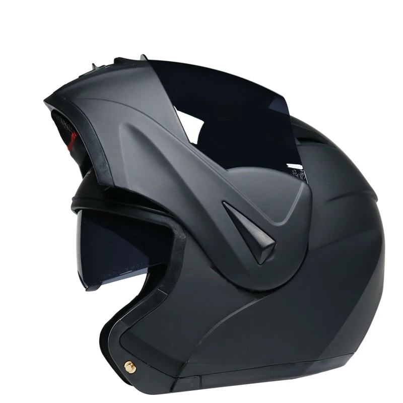

Motorcycle Helmet Men ABS Material Dual Visor Modular Flip Up Helmet Racing Motocross Helmet Women Capacete Motocross Cool