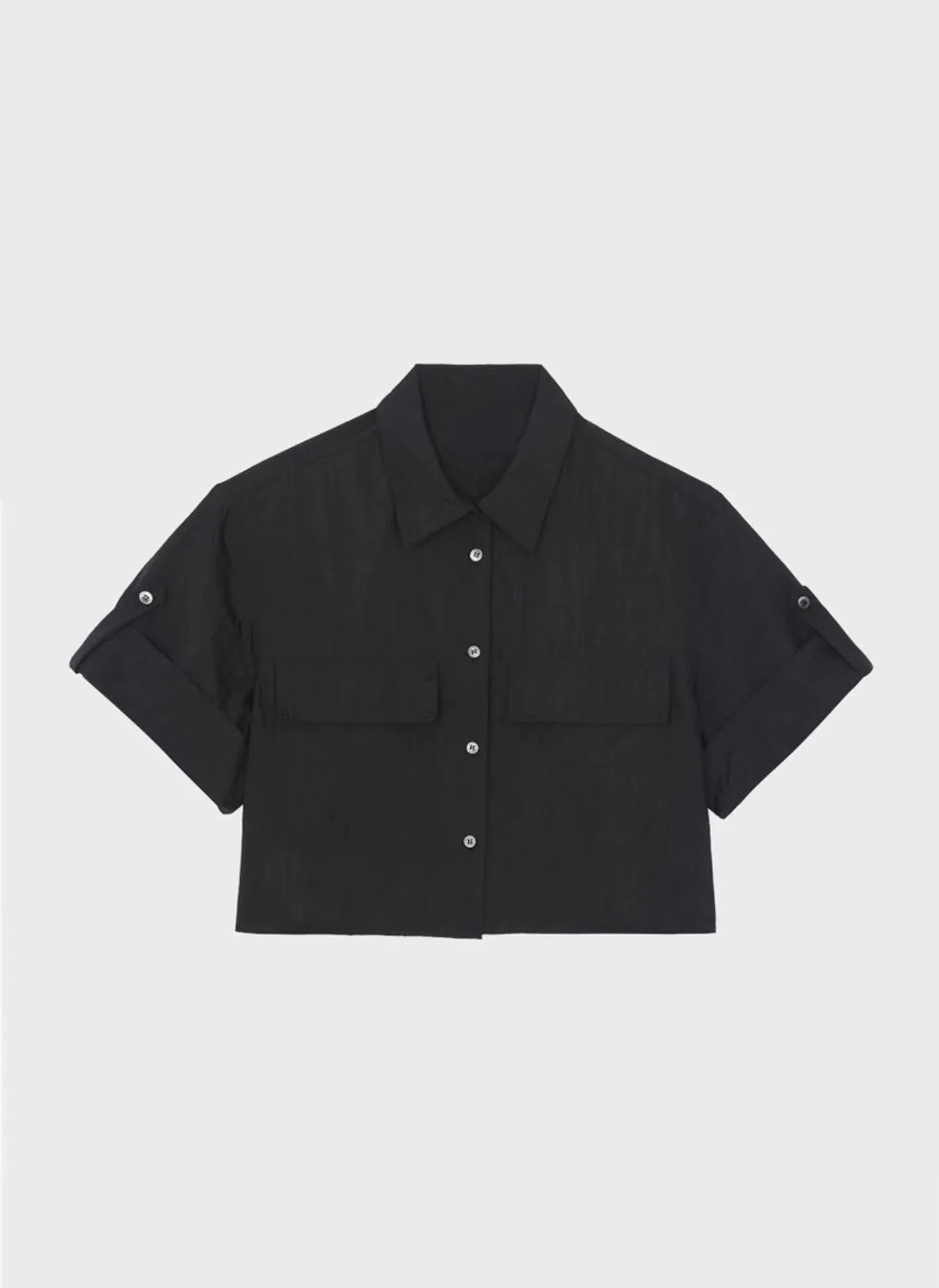 Женская модная крутая Рабочая блузка с карманами Новинка лета 2023 Свободная