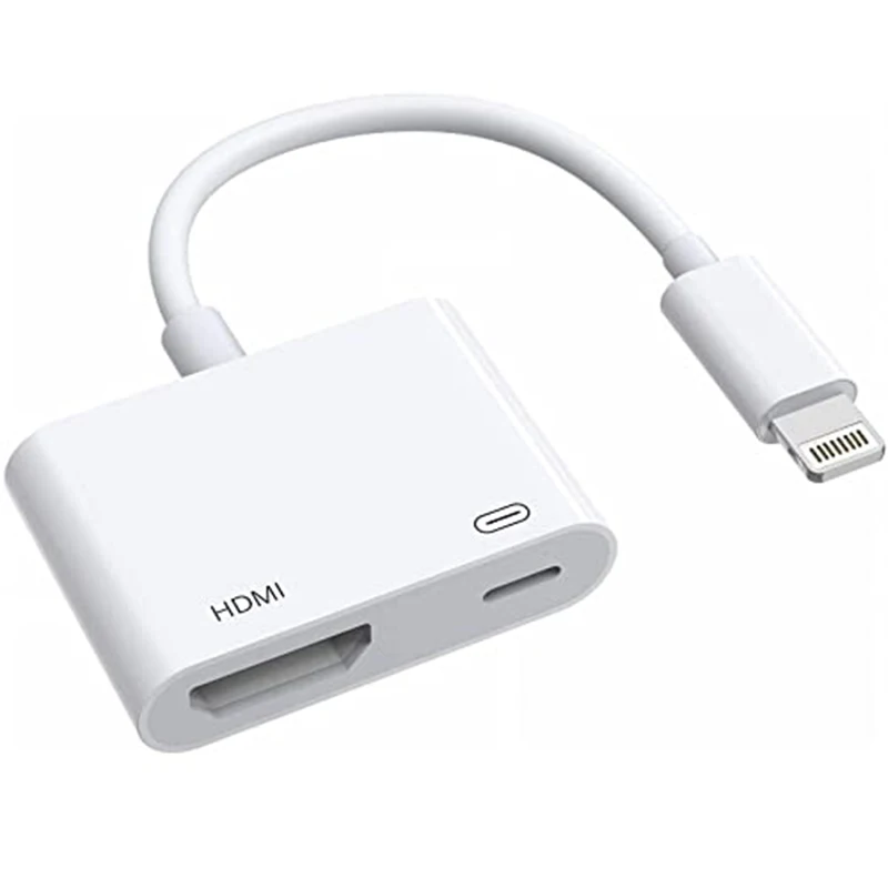 Адаптер Lightning To Hdmi Digital Av 1080p преобразователь экрана синхронизации видео и аудио с