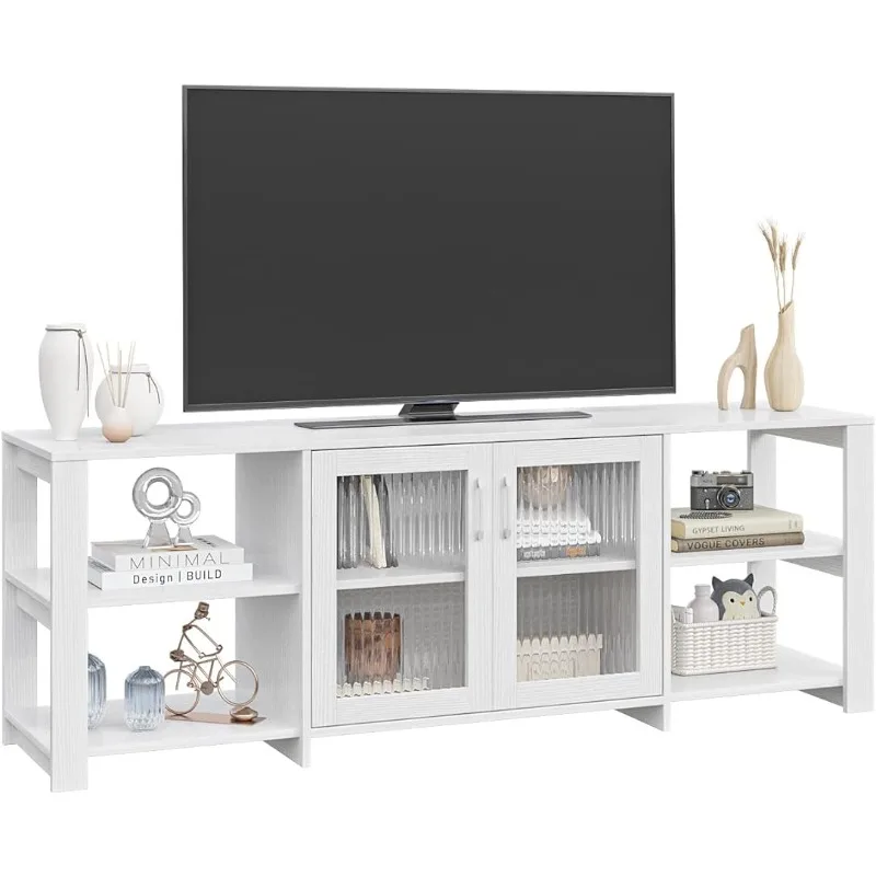 

Panana TV Stand Entertainment Center, TV Table Storage Cabinet Media Console Table for TV Up To 70 Inches