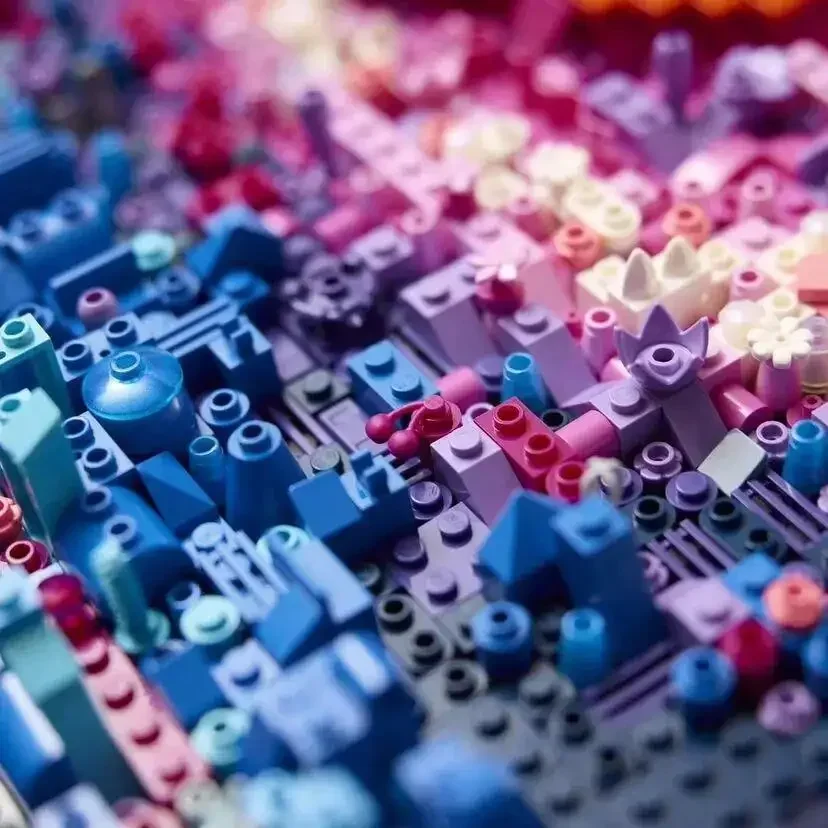 Пиксельные художественные картины кирпичи 31212 наборы Молочный Путь галактика