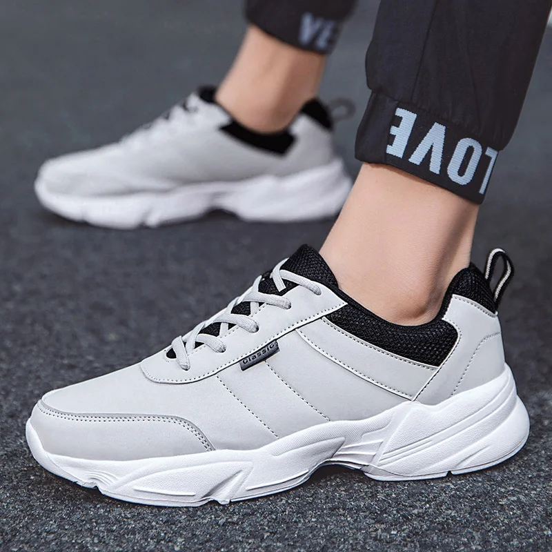 Fashion Outdoor Men Running Sneakers Lightweight Lace-up Male Athletic Shoes Comfort Walking Tenis Masculino Quality Large Size