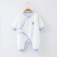 baby jumpsuit spring and autumn long sleeved cotton boneless newborn baby clothes monk clothes butterfly clothes