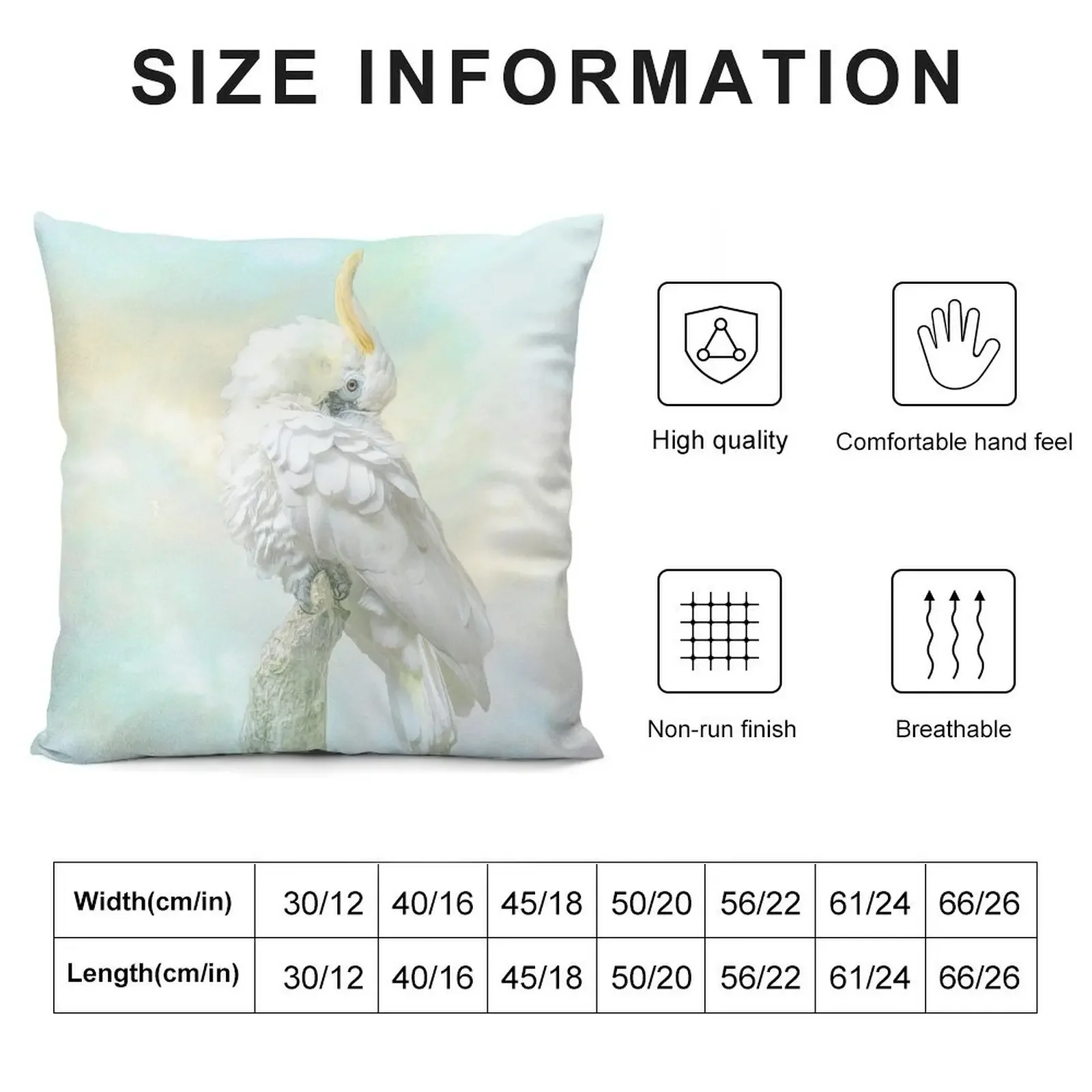 Декоративная подушка-какакато с сером подушка на заказ декоративные подушки для