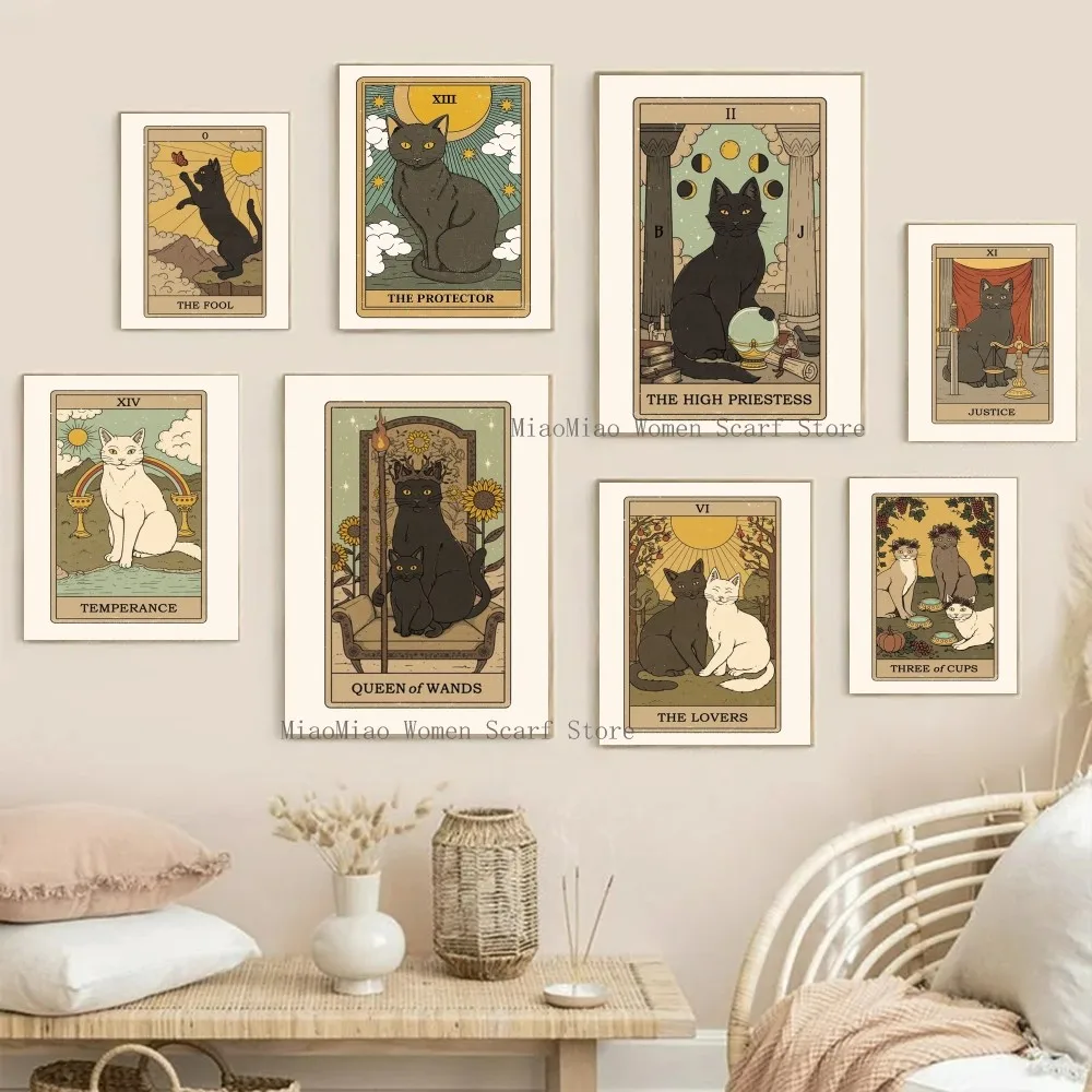 1 шт. пинтура абстракта Таро Ретро фотобумага ПЕЧАТЬ дома гостиная спальня вход