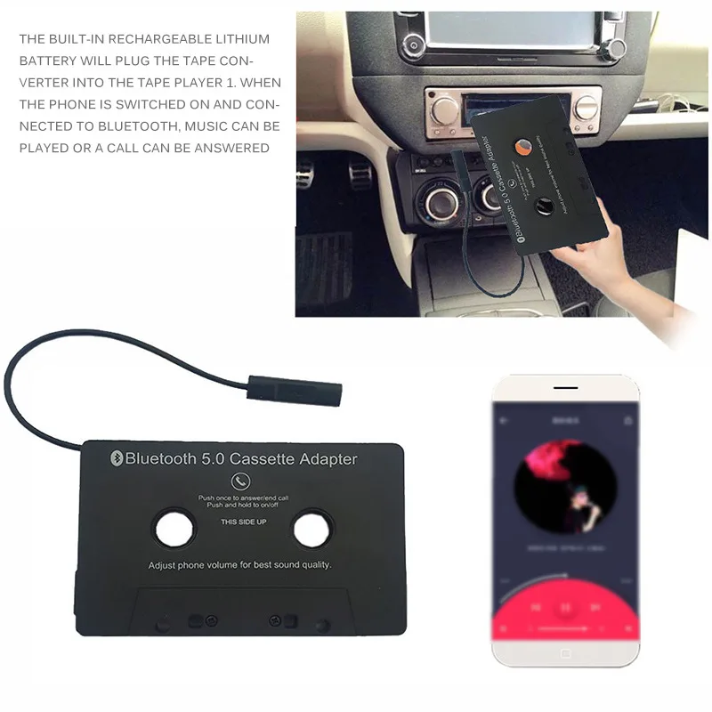 Универсальный преобразователь Bluetooth 5 0 автомобильная лента Mp3/sbc/стерео