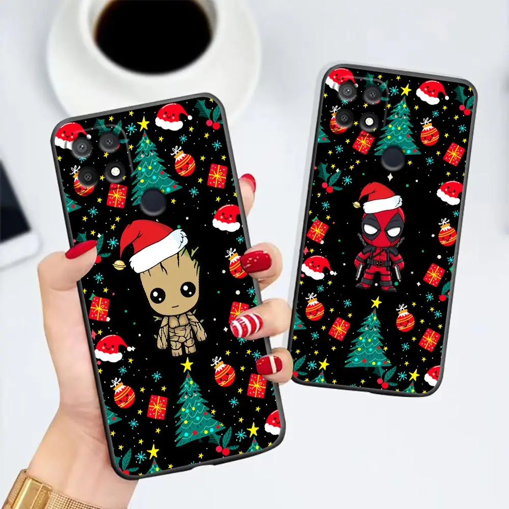 

Case For OPPO A15 A16 A33 A37 A39 A53 A54 A57 A59 A71 A74 A76 A77 A79 A83 A91 A92 A93 A94 4G 5G Case Marvel Christmas Avengers