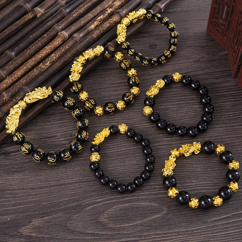 2022 богатство и удачи китайский браслет фэншуй пиксиу мужские женские браслеты