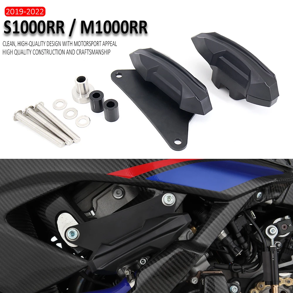 NEW Accessories S1000RR M1000RR Frame Sliders Pad Protector For BMW S/M 1000RR Motorcycle Anti-Fall Glue Falling Protection Pads