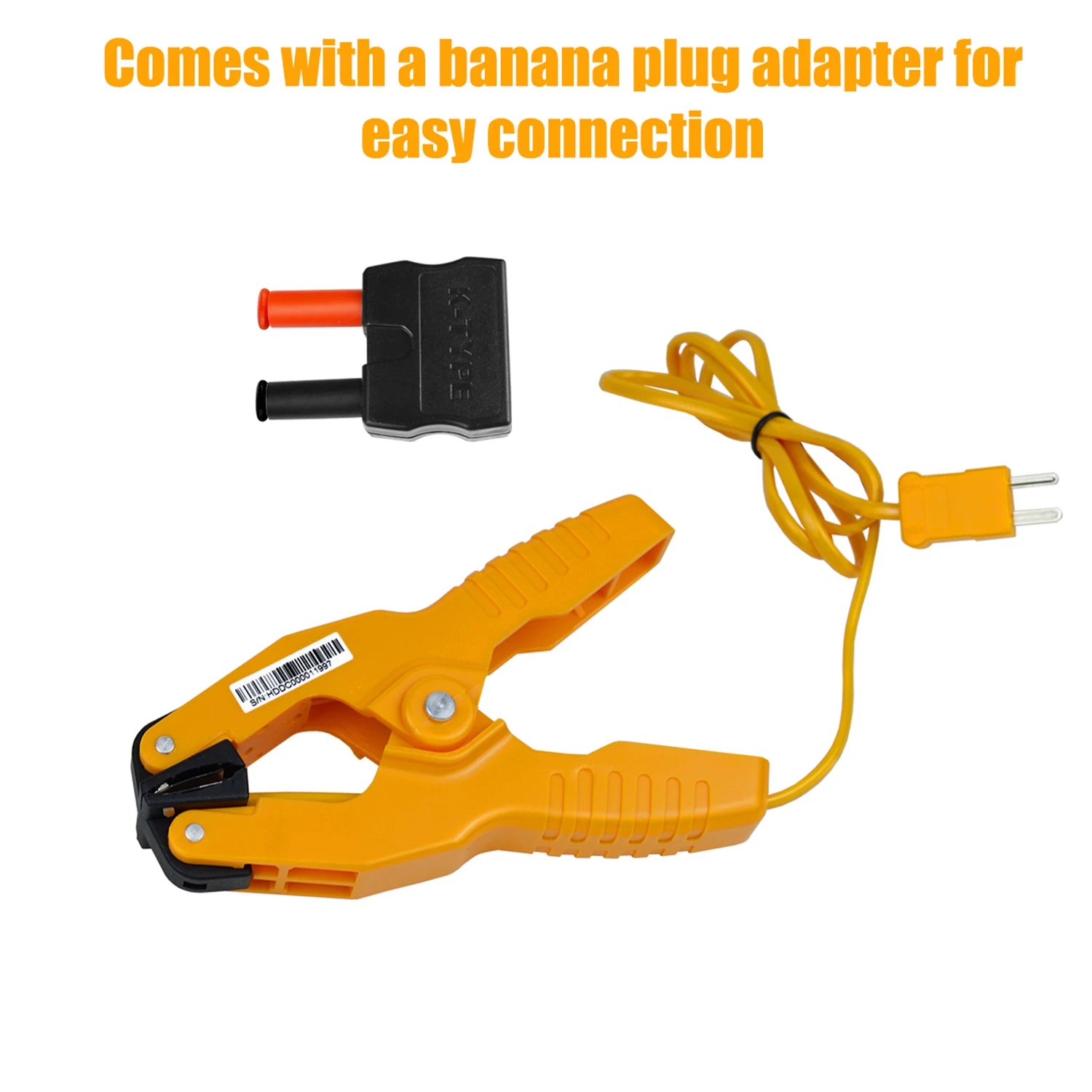 ZIBOO 69140 Термометр K-типа зажим для температуры труб HVAC размеры от -40 до +392 градусов