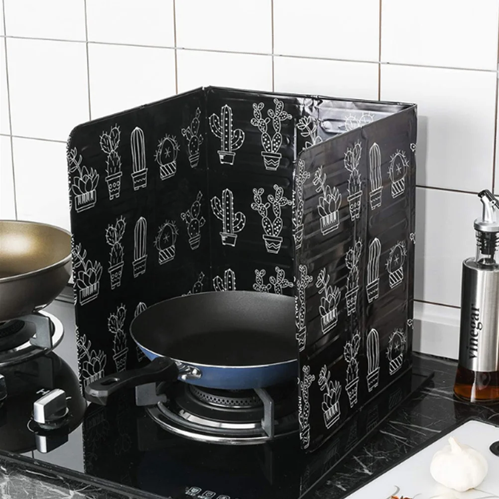 

Splatter Oil Guard Screen Anti Shield Stove Kitchen Cooking Frying Grease Desk Baffle Pan Wall Privacy Splashing Barrier