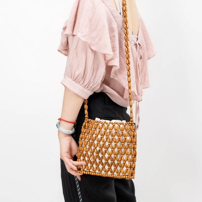 -Border Тканая сумка Женская через плечо Высококачественная изысканная на с