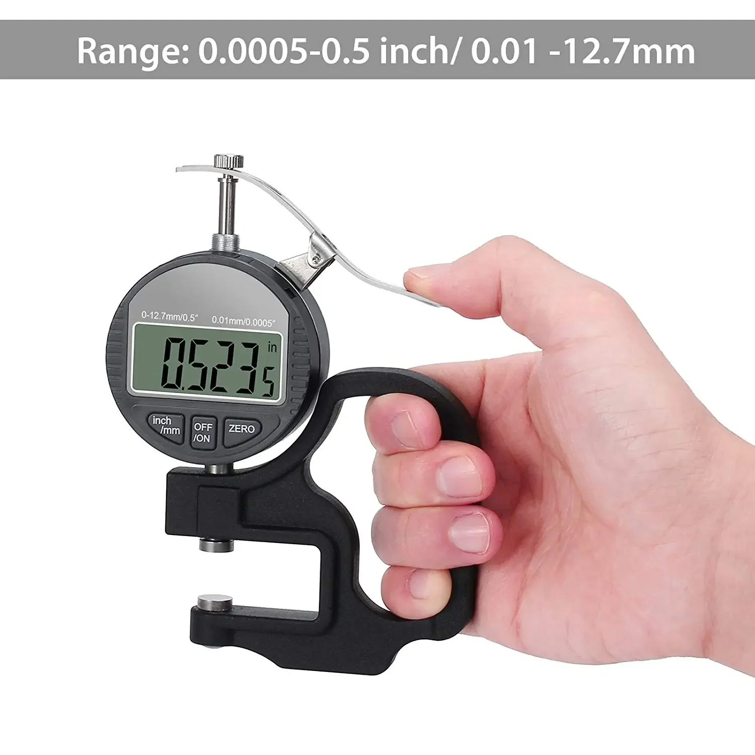 

Цифровой толщиномер, точный Электронный микрометр, Размер 0-0,01 мм/12,7 мм, 25,4 мм