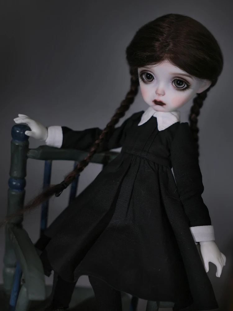 Bjd Doll 6cm 30cm Milia Articulated Doll Gothic Full Set Original Handmade Makeup Nude Baby Doll Body 1/6  Doll Joints