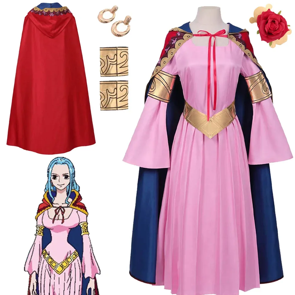 Косплей Nefeltari Vivi фантастическое платье одежда аниме пиратский костюм маскировка