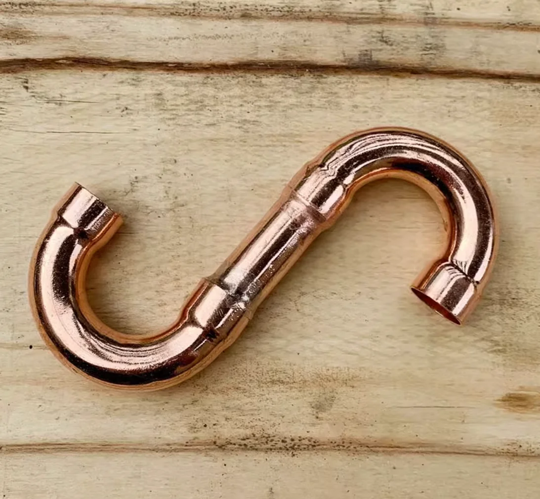 

1PCS ID: 26.8-67mm Copper Return Oil Bend Refrigeration Accessories for Cold Storage Air Conditioning S-shaped Oil Return Bend