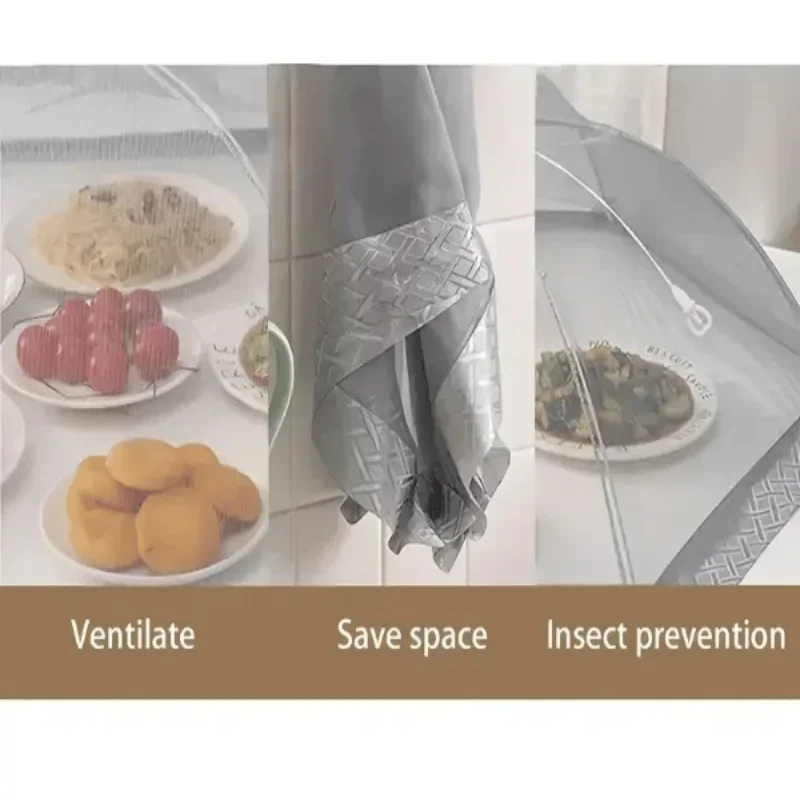 Прозрачная крышка для обеденного стола овощей большая прямоугольная Складная