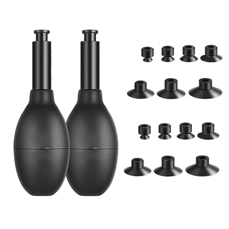 

Camera Lens Sucker Kit Vacuum Suction Pen Silica Gel With 7 Interchangeable Suction Cups Tool For Lens Repair And Clean