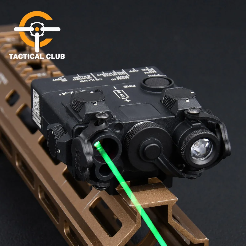 

Лазерный фонарик с красной точкой, на рельсах 20 мм