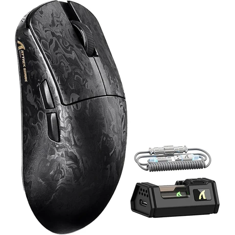 Беспроводная игровая мышь Attack Shark R11 Ultra 8K из углеродного волокна