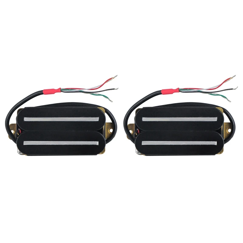 

2X High Output Pickup Dual Hot Rail Humbucker Pickups Ceramic Electric Guitar Pickup Humbucker