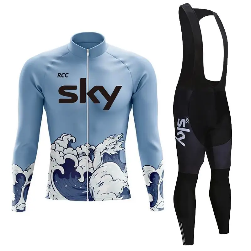 Мужской Велосипедный Комплект Rcc Sky 2024 Осенние Велосипедные Шорты С Гелевой