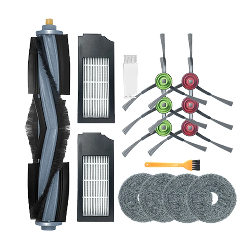 

Аксессуары SANQ для пылесоса Ecovacs Deebot X1 Omni Turbo, основная щетка в комплекте, фильтр НЕРА, тряпка для мытья, запасные части