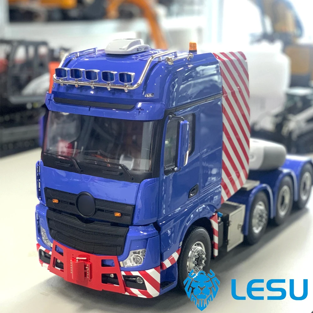 LESU 8X8 RC Трактор 1/14 Синий Металл