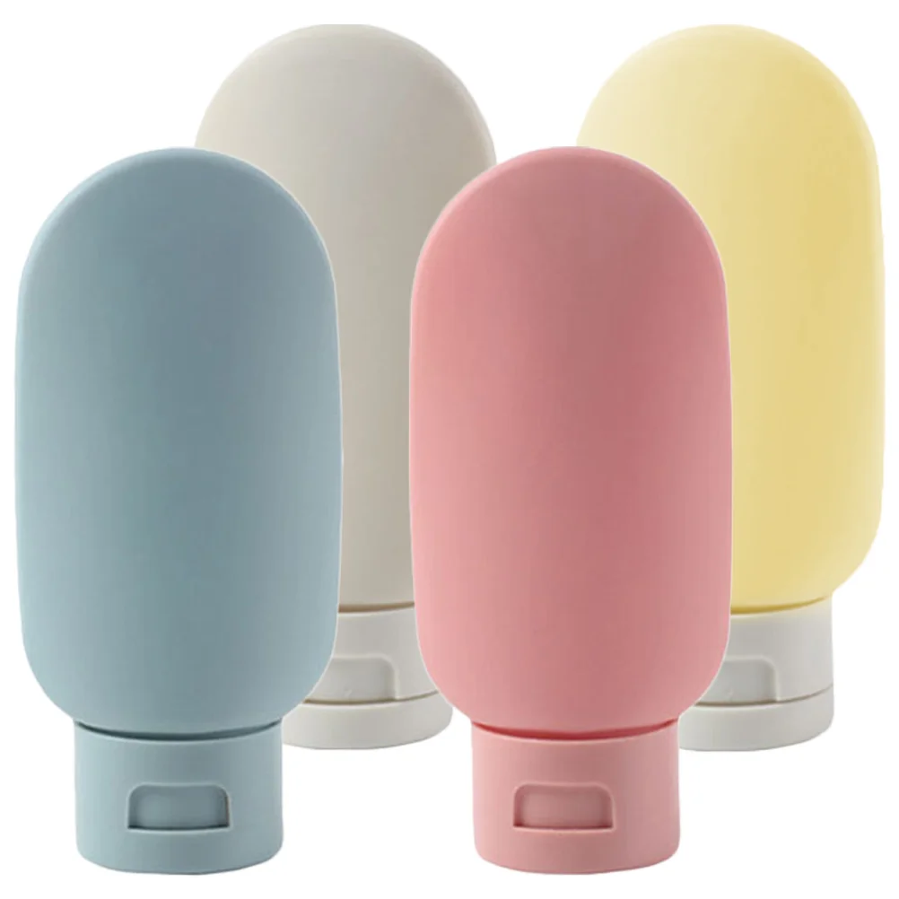 

4Pcs Convenient Lotion Bottles Portable Empty Bottles Household Sub Bottles Home Supply