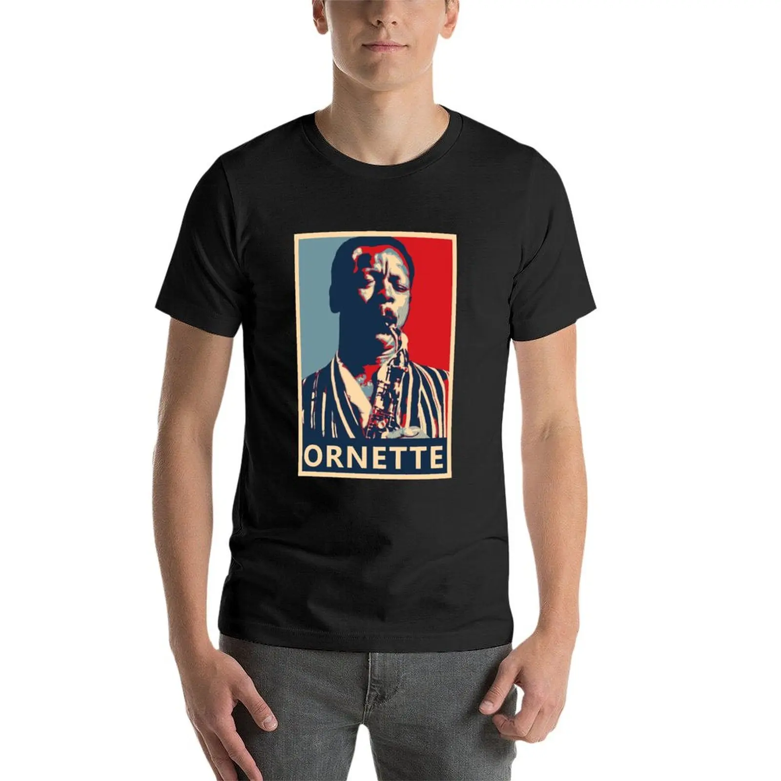 Плакат Ornette Coleman (old) Hope-лучшие музыканты в джазовой истории футболки топы
