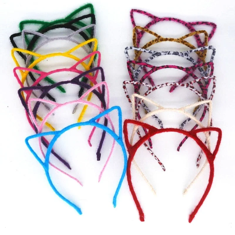 

50pcs Cat Ears Hair Headband Girls Adult for Party Daily Decoration Costume Cute Comfortable Accessories Christmas