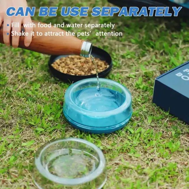 Interactive Pet Shake Bowl Promote Healthy Eating with Detachable Design Portable Easy-to-use Feeding Solution 1