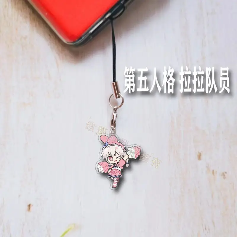 6 шт. Identity V Cheerleader мобильный ремешок-цепочка чехол для телефона милые акриловые