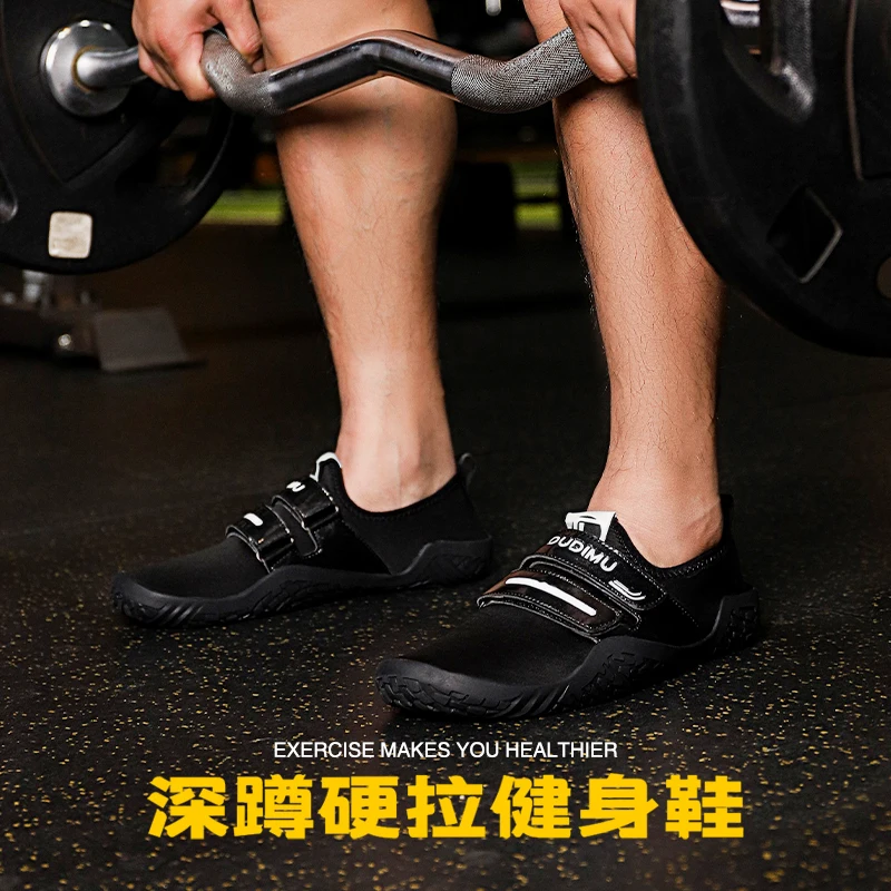 

2023 Popular Squat Shoe for Man Anti Slip Weightlifting Shoe Women Indoor Gym Shoe Couples Comfortable Squat Hard Pull Shoes Men