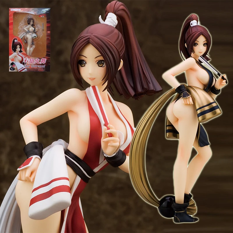

27cm Japan Sexy Girl Figure Mai Shiranui PVC Action Figures Game KOF The King of Fighters Anime Figure Collectible Toys Model