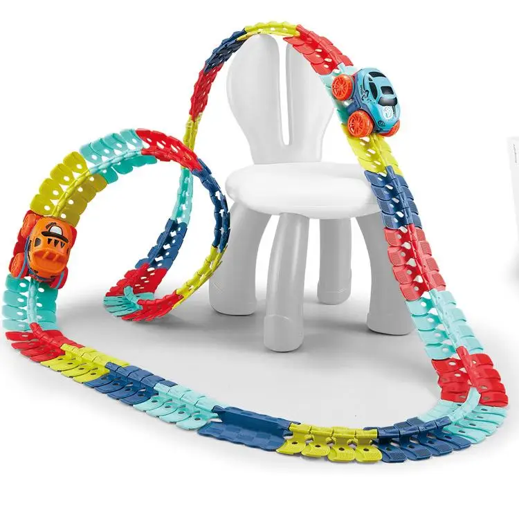 

Сменный трек со светильник кой гоночный автомобиль гибкий монтажный светодиодный рельсовый автомобиль маленький поезд Игрушка Сделай Сам ...